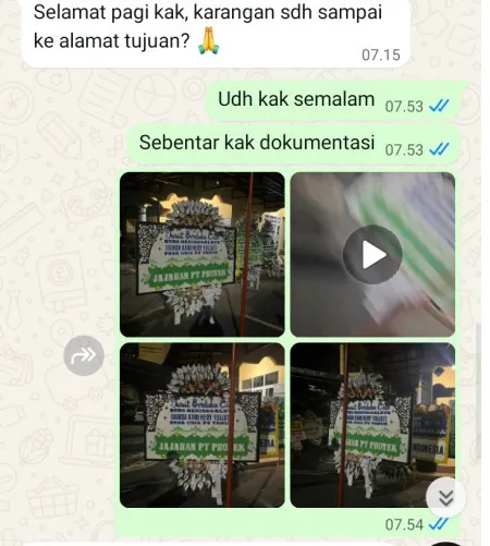 Pengiriman Papan Bunga Selamat Joglo