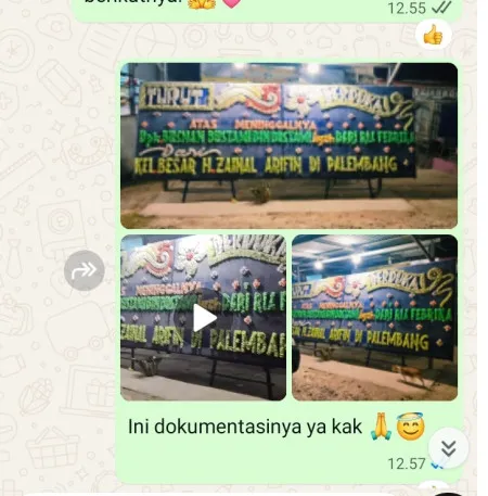 Pengiriman Papan Bunga Duka Joglo
