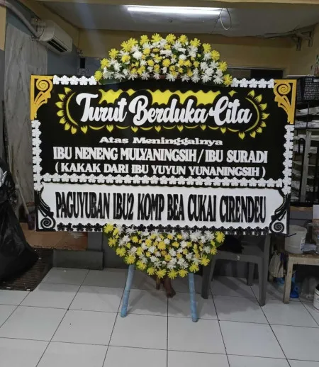 Papan Bunga Duka Joglo